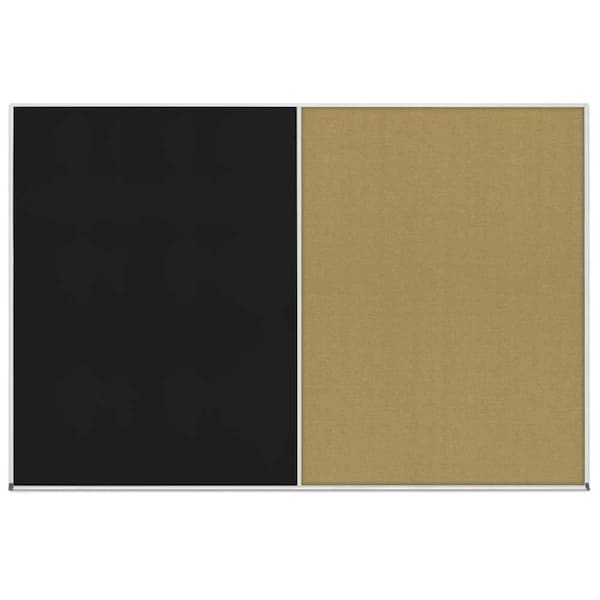Enclosed Corkboard, 1 Door, 48"x36", 4" Fra